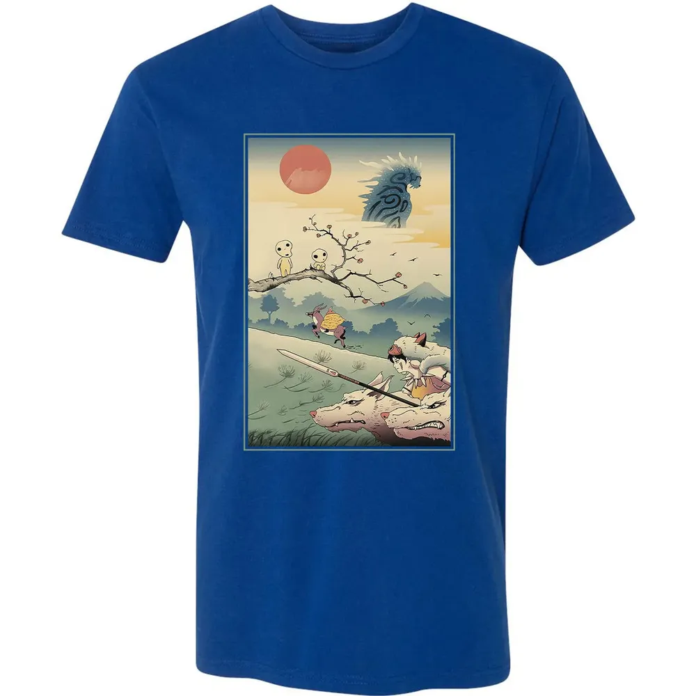 Princess Ukiyo-E Premium Unisex T-shirt - 10