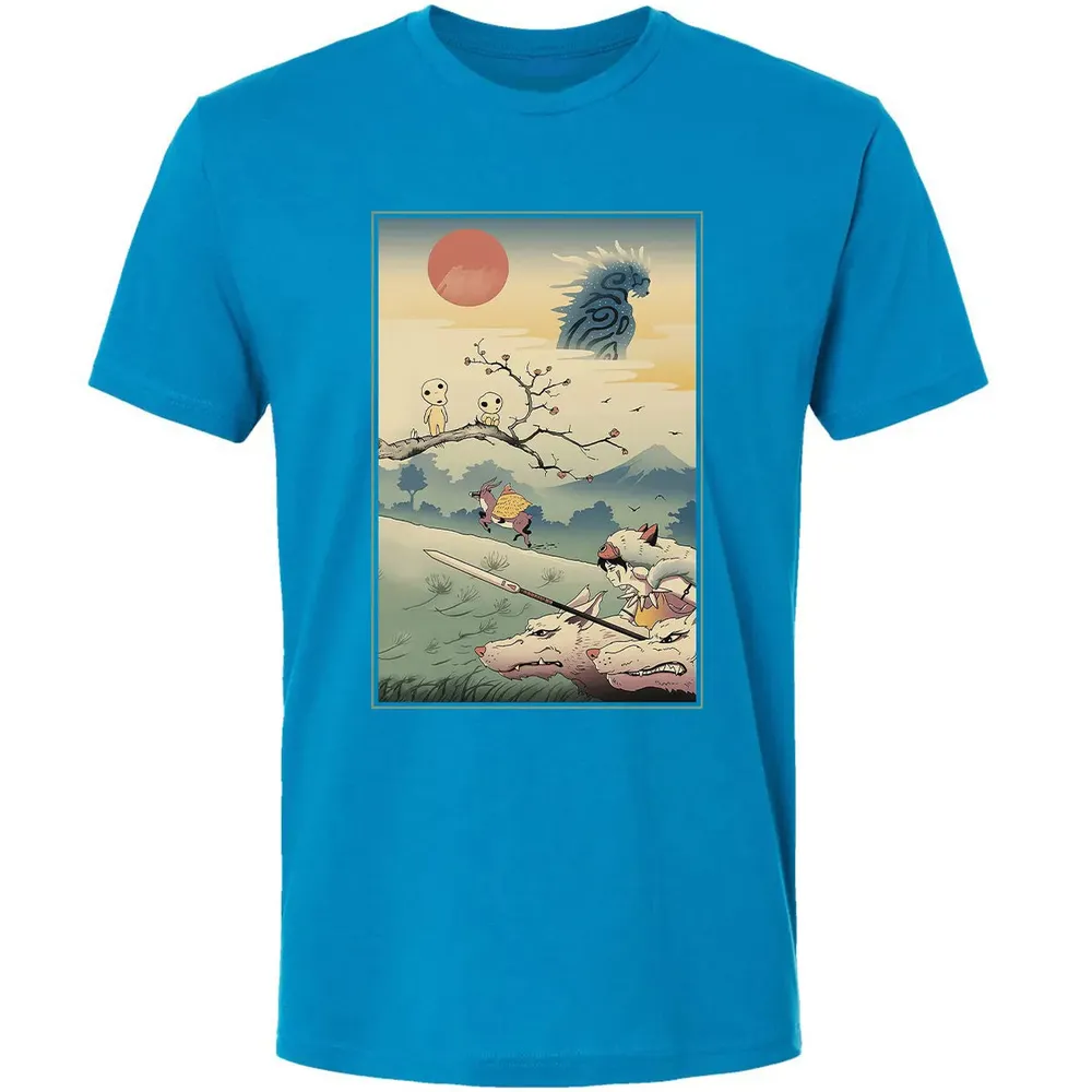 Princess Ukiyo-E Premium Unisex T-shirt - 15