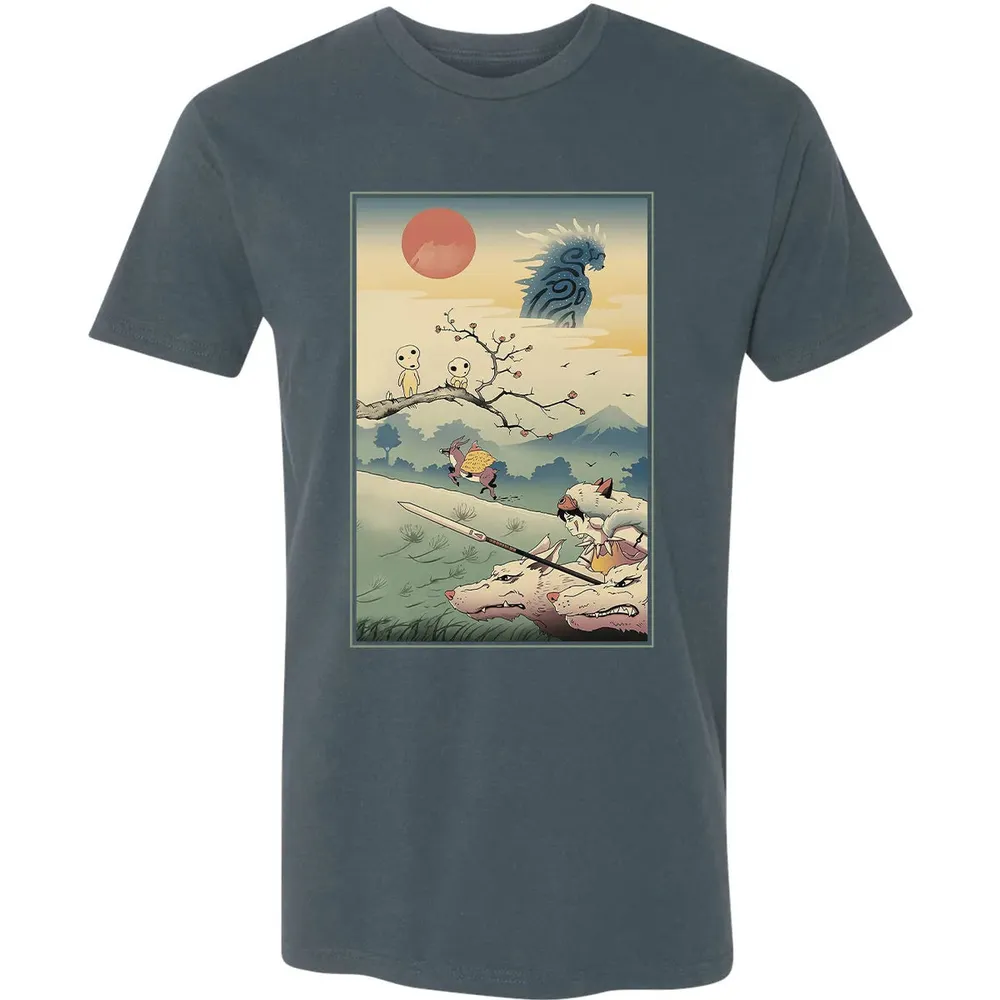 Princess Ukiyo-E Premium Unisex T-shirt - 14