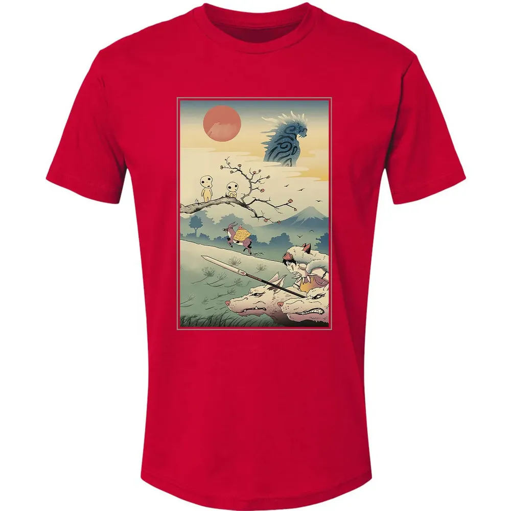 Princess Ukiyo-E Premium Unisex T-shirt - 6