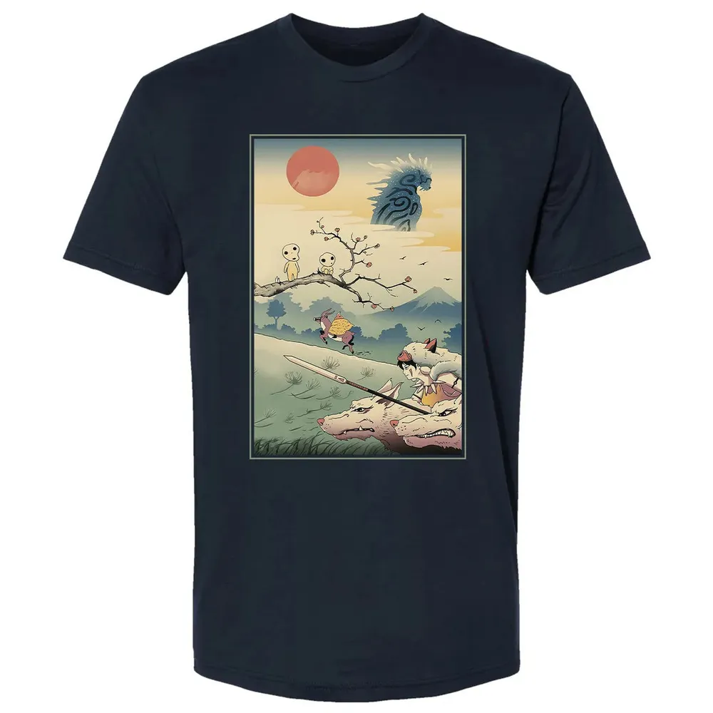 Princess Ukiyo-E Premium Unisex T-shirt - 2