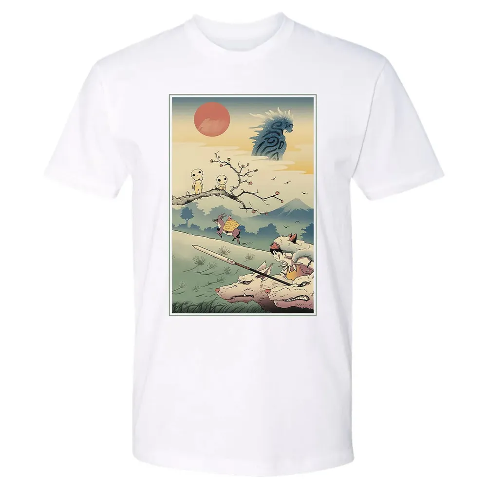 Princess Ukiyo-E Premium Unisex T-shirt - 4