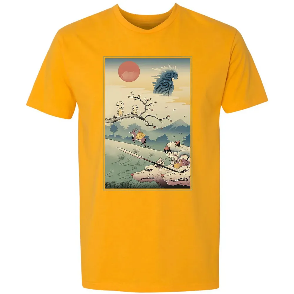 Princess Ukiyo-E Premium Unisex T-shirt - 11