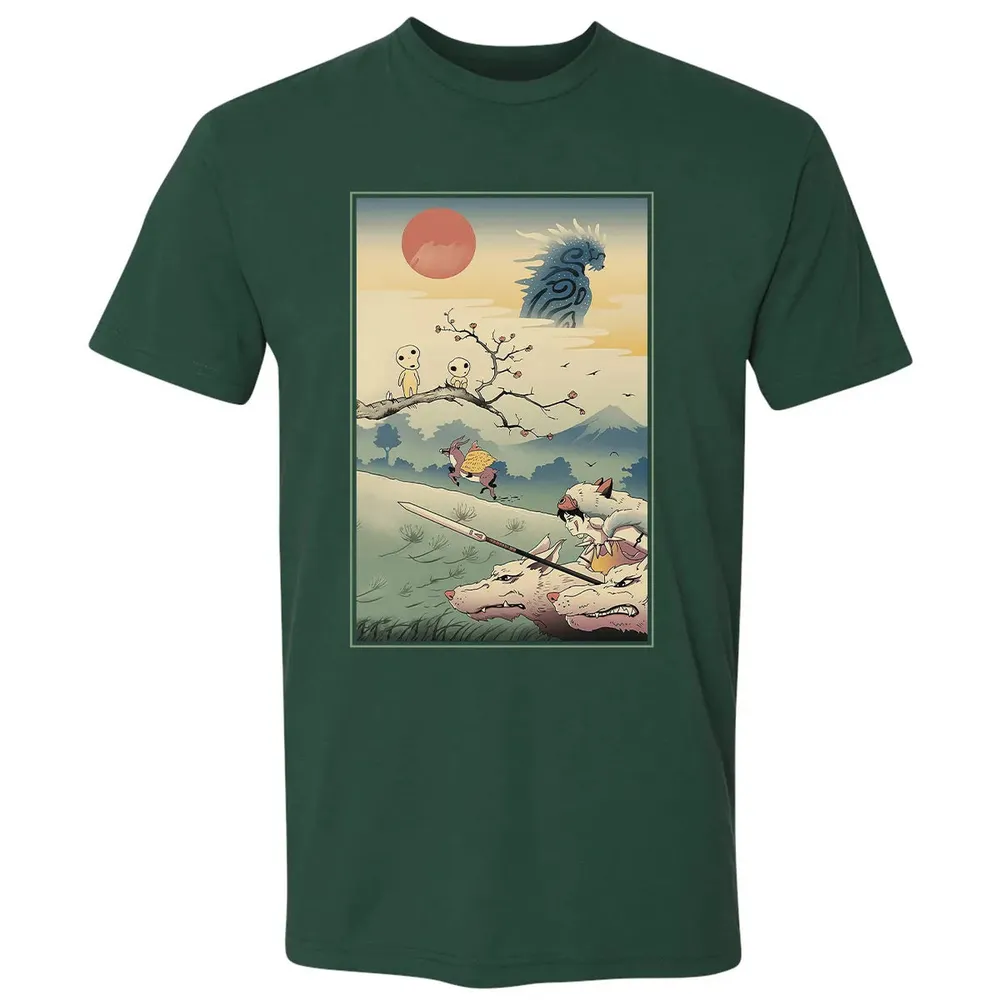 Princess Ukiyo-E Premium Unisex T-shirt - 12