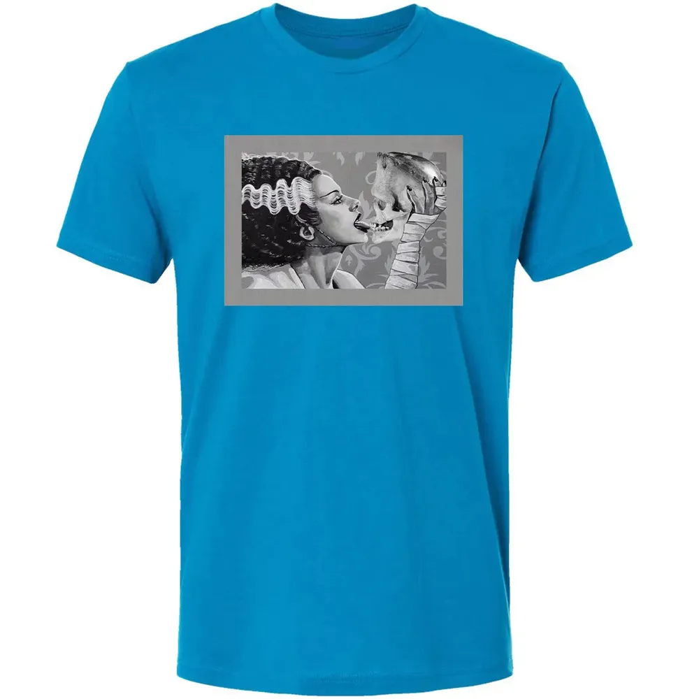 Bride and Skull Premium Unisex T-shirt - 4