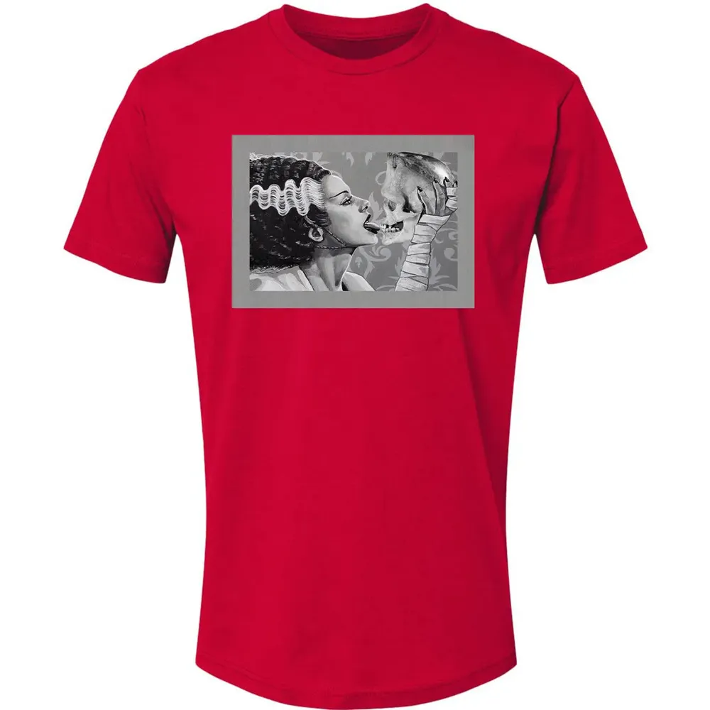 Bride and Skull Premium Unisex T-shirt - 6