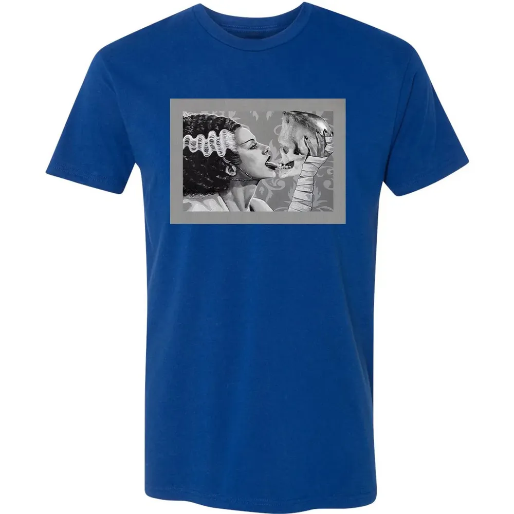 Bride and Skull Premium Unisex T-shirt - 10