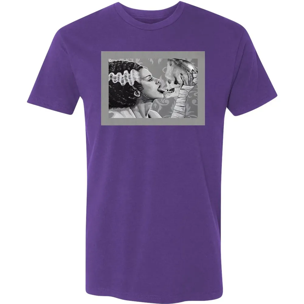 Bride and Skull Premium Unisex T-shirt - 7