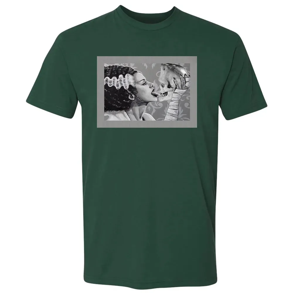 Bride and Skull Premium Unisex T-shirt - 12
