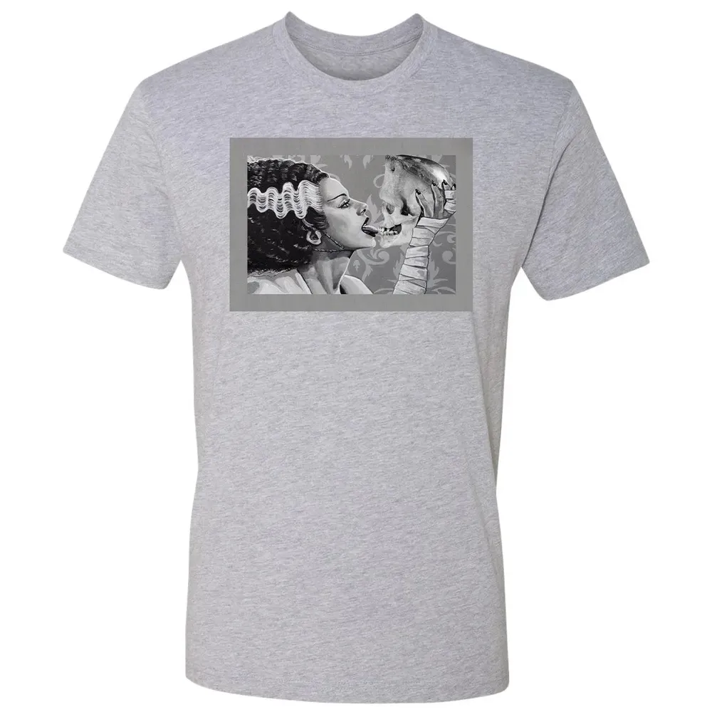 Bride and Skull Premium Unisex T-shirt - 9