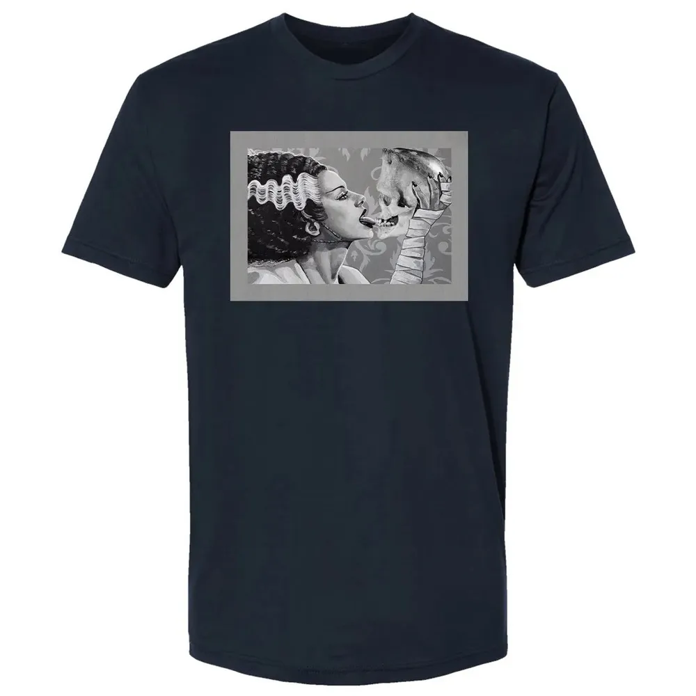 Bride and Skull Premium Unisex T-shirt - 13