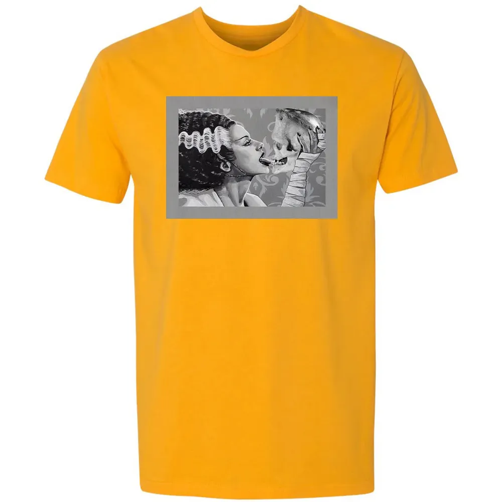 Bride and Skull Premium Unisex T-shirt - 11