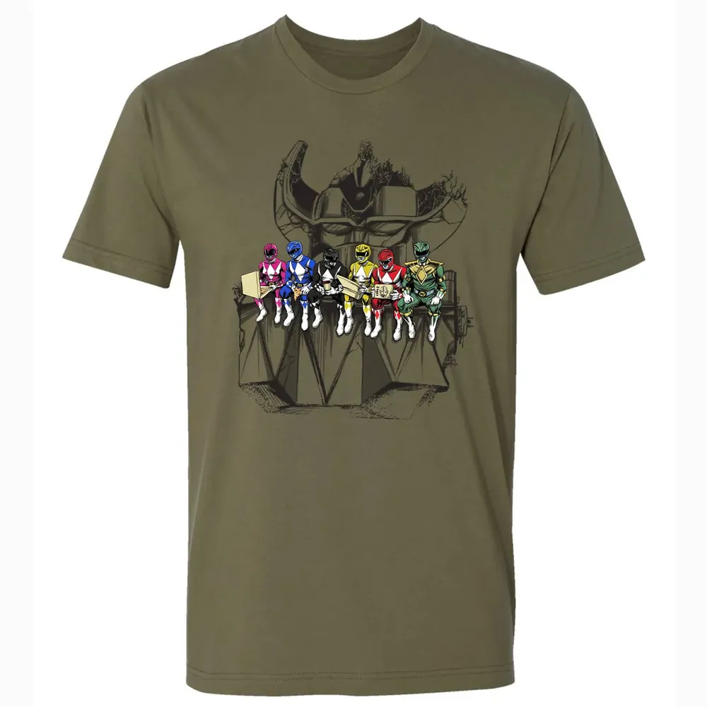 Lunch Atop A Mega Premium Unisex T-shirt - 5
