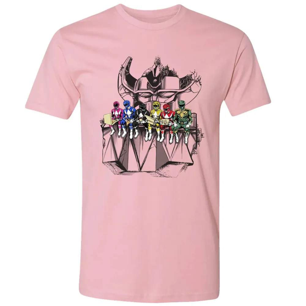 Lunch Atop A Mega Premium Unisex T-shirt - 3
