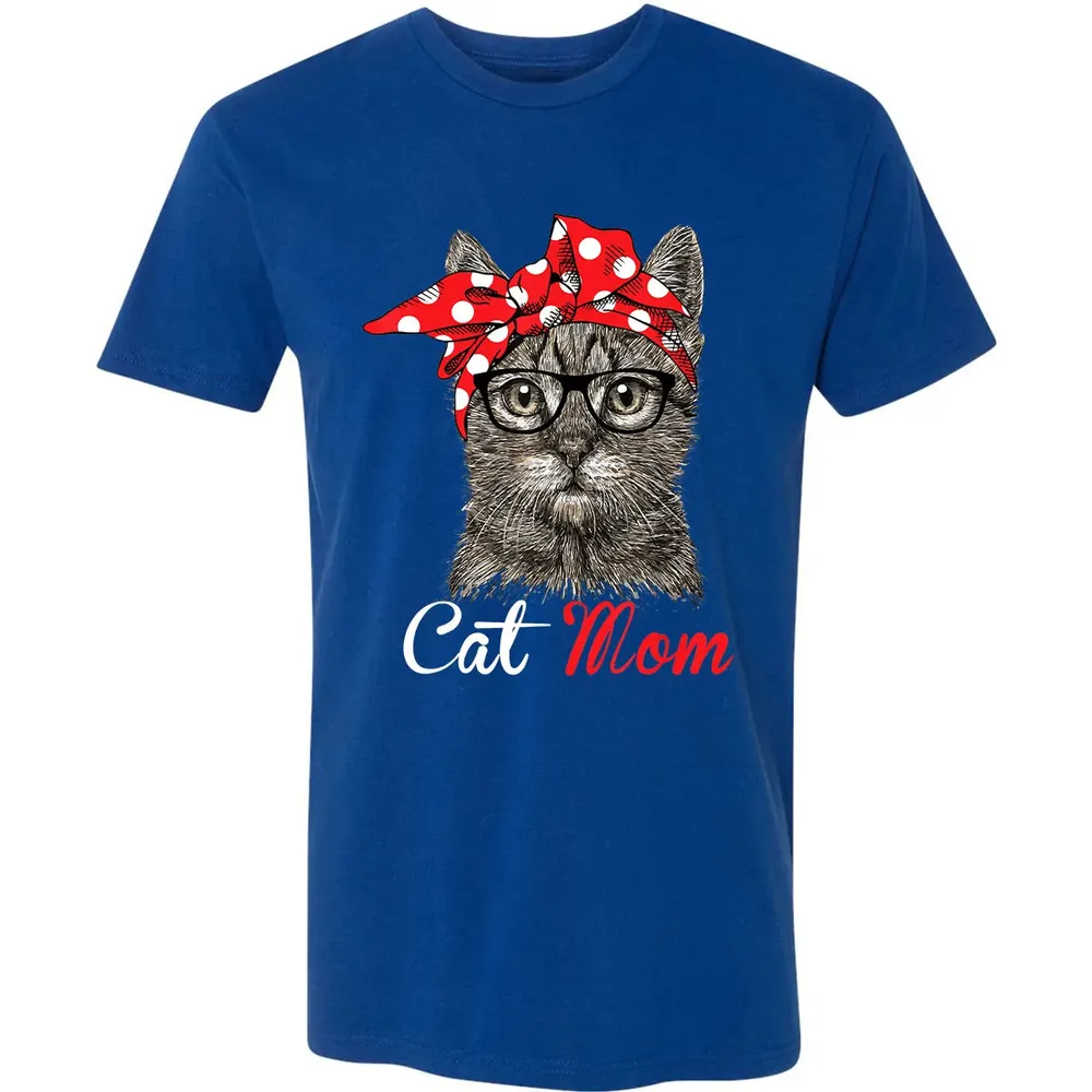 Funny Cat Mom  for Cat Lovers Mothers Day Gift Premium Unisex T-shirt - 10