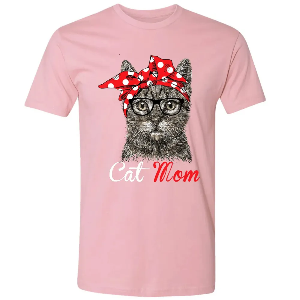 Funny Cat Mom  for Cat Lovers Mothers Day Gift Premium Unisex T-shirt - 3