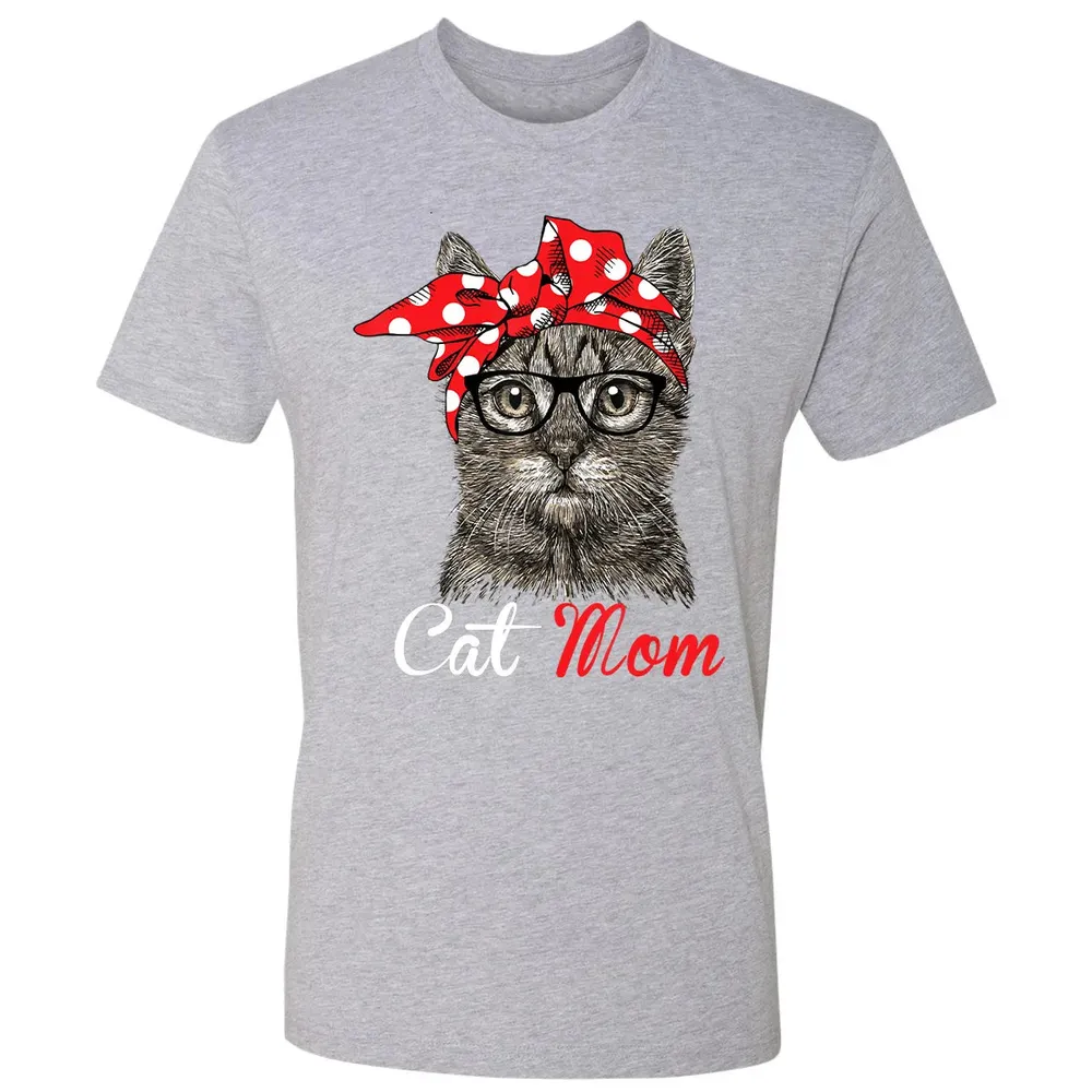Funny Cat Mom  for Cat Lovers Mothers Day Gift Premium Unisex T-shirt - 9