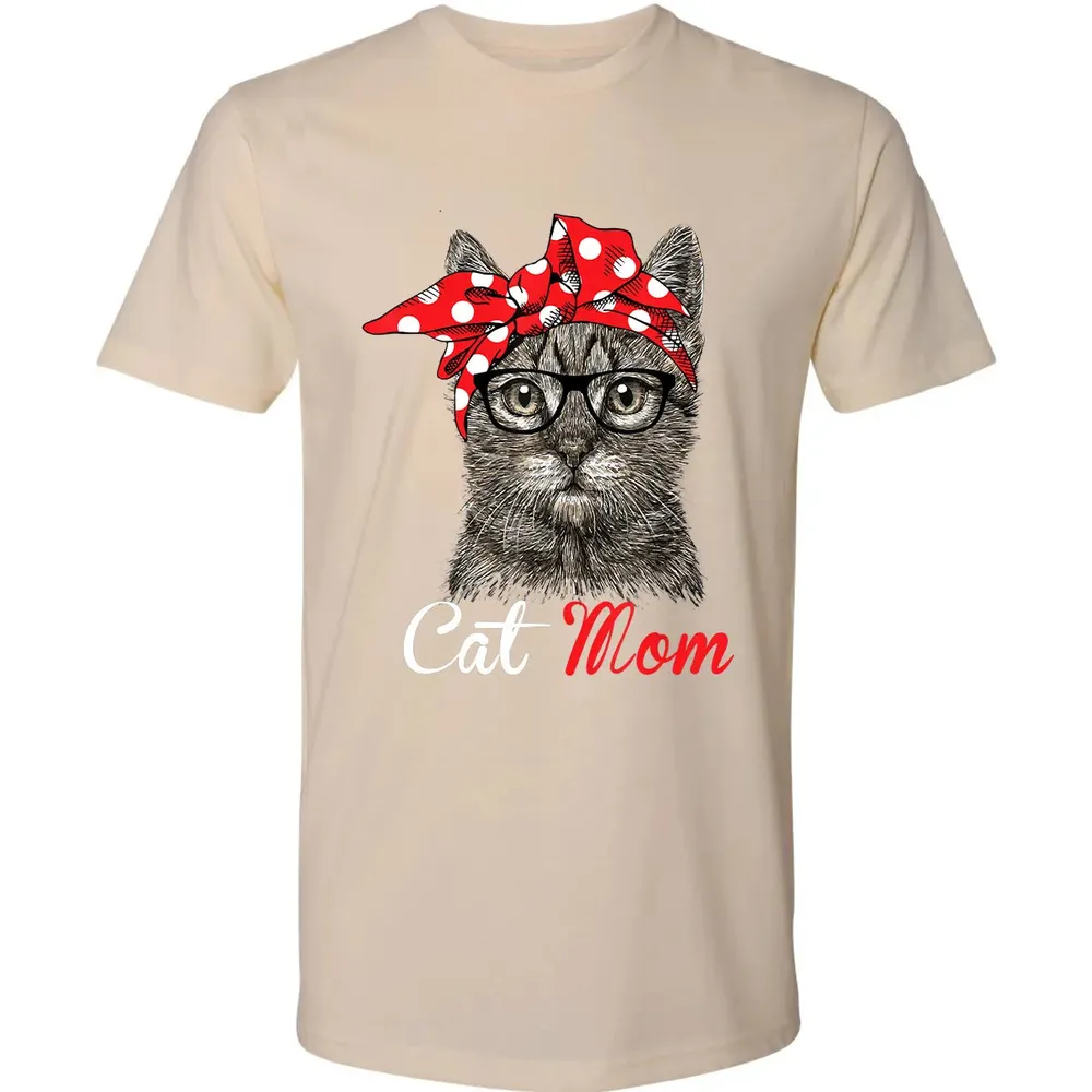Funny Cat Mom  for Cat Lovers Mothers Day Gift Premium Unisex T-shirt - 13