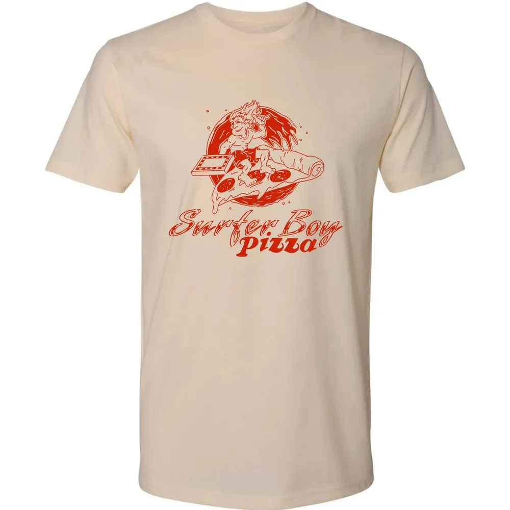 Surfer Boy Pizza Premium Unisex T-shirt - 2