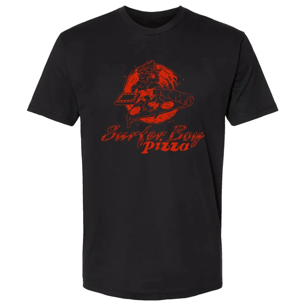 Surfer Boy Pizza Premium Unisex T-shirt - 15