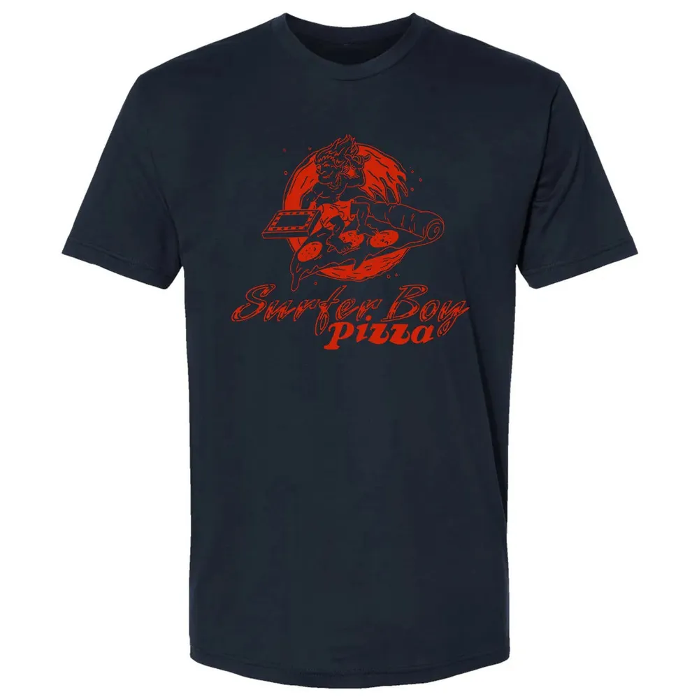Surfer Boy Pizza Premium Unisex T-shirt - 13