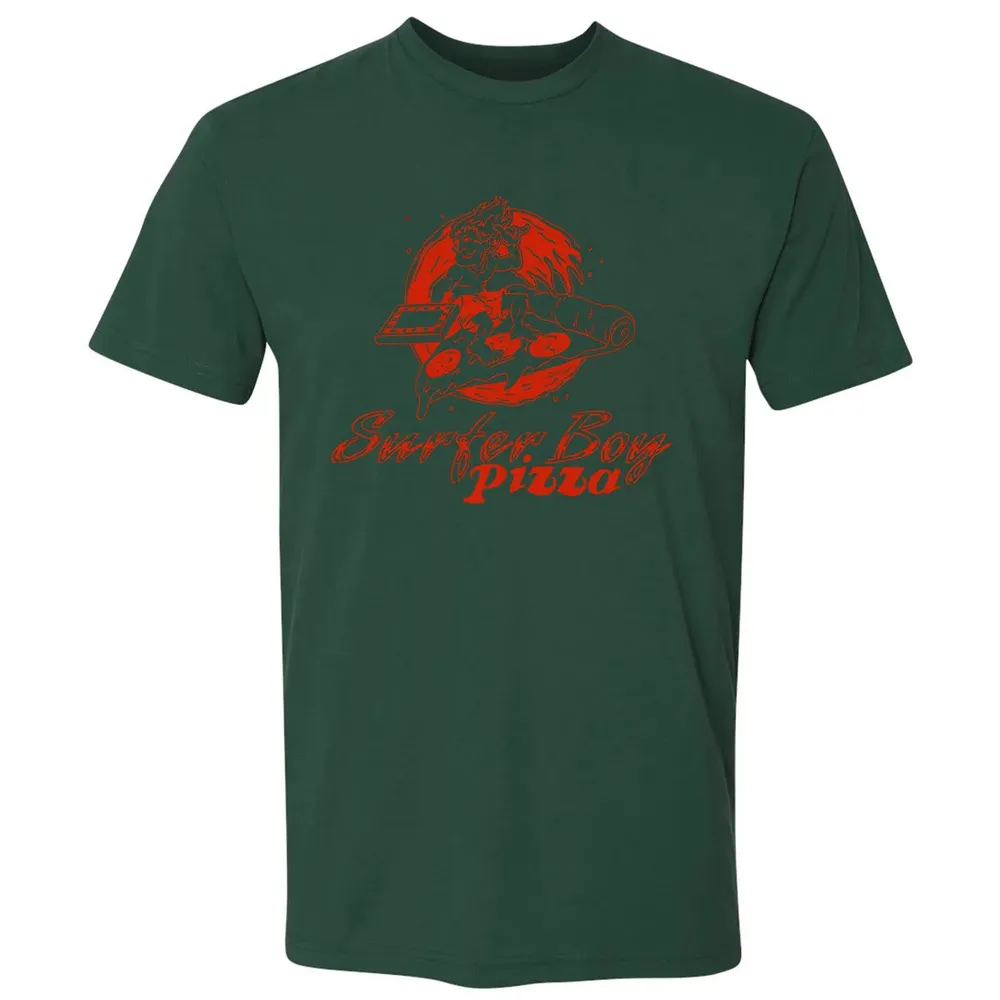 Surfer Boy Pizza Premium Unisex T-shirt - 12