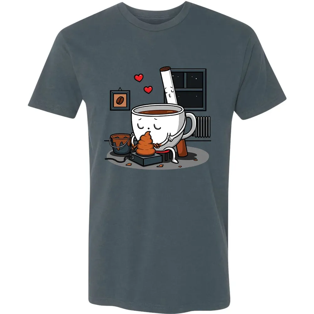 Coffee and Cigarette Premium Unisex T-shirt - 14