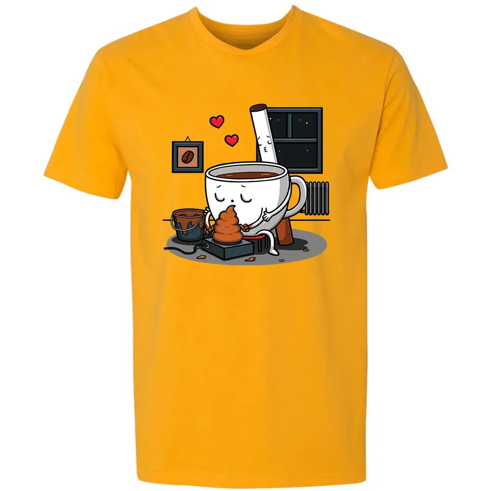 Coffee and Cigarette Premium Unisex T-shirt - 11