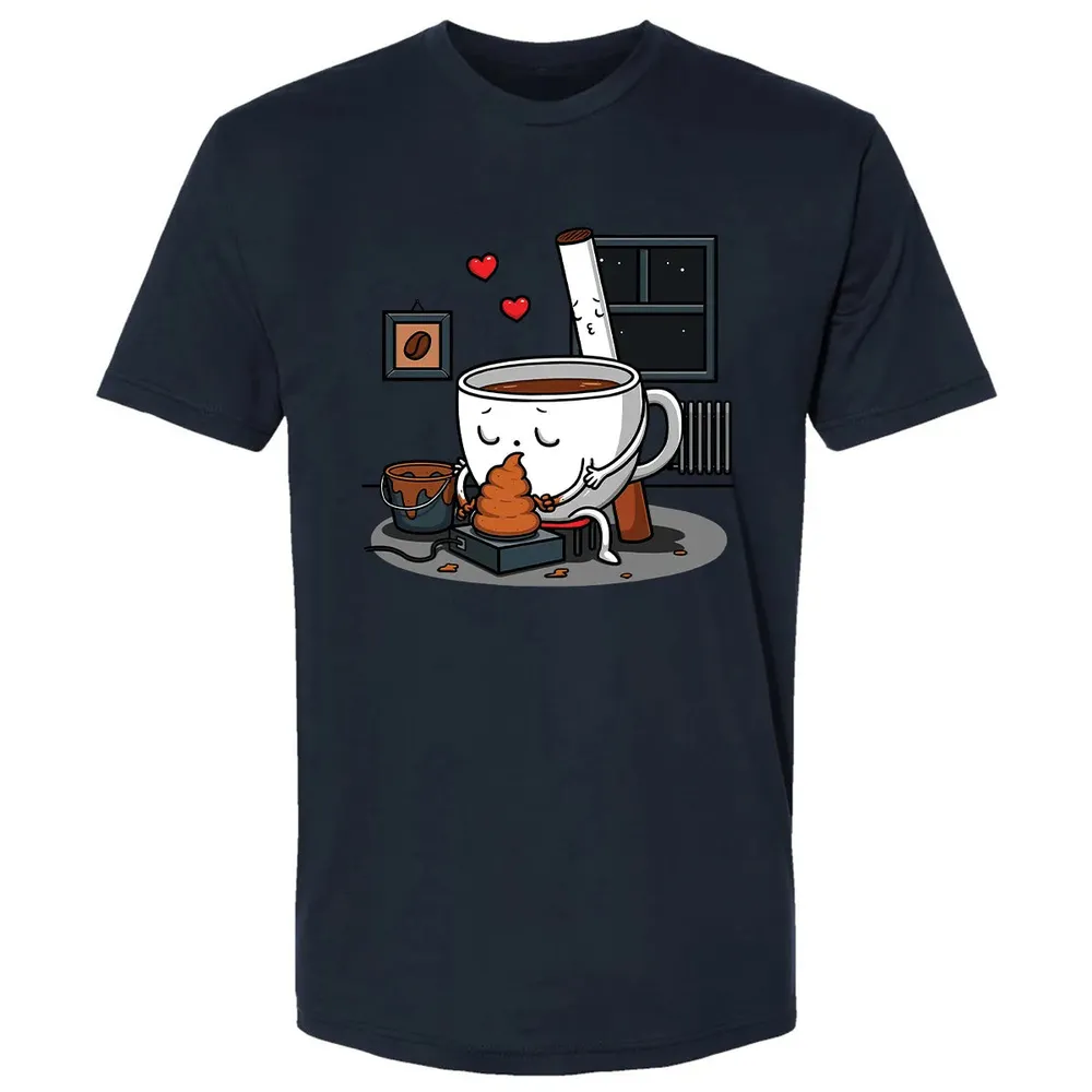 Coffee and Cigarette Premium Unisex T-shirt - 13
