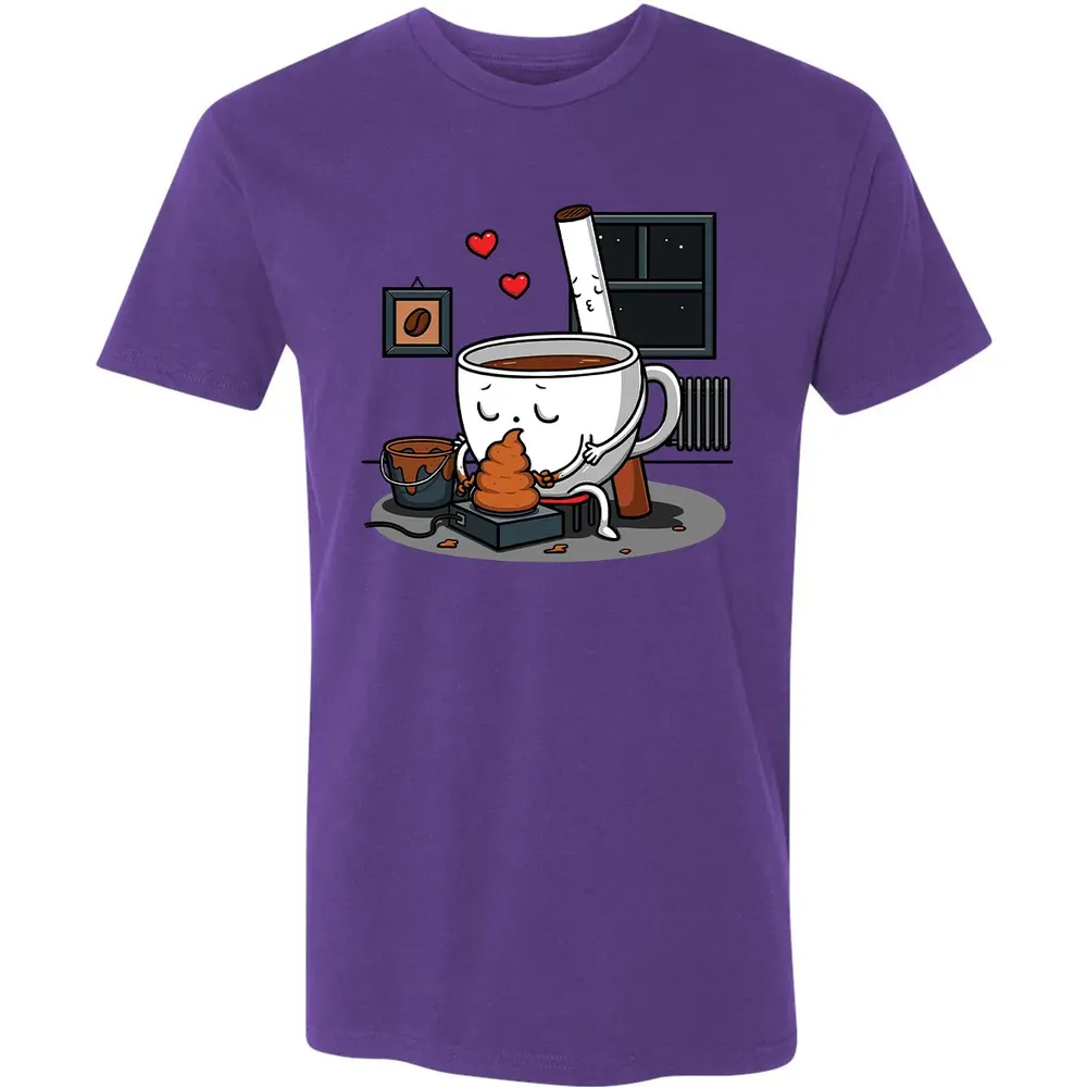 Coffee and Cigarette Premium Unisex T-shirt - 7