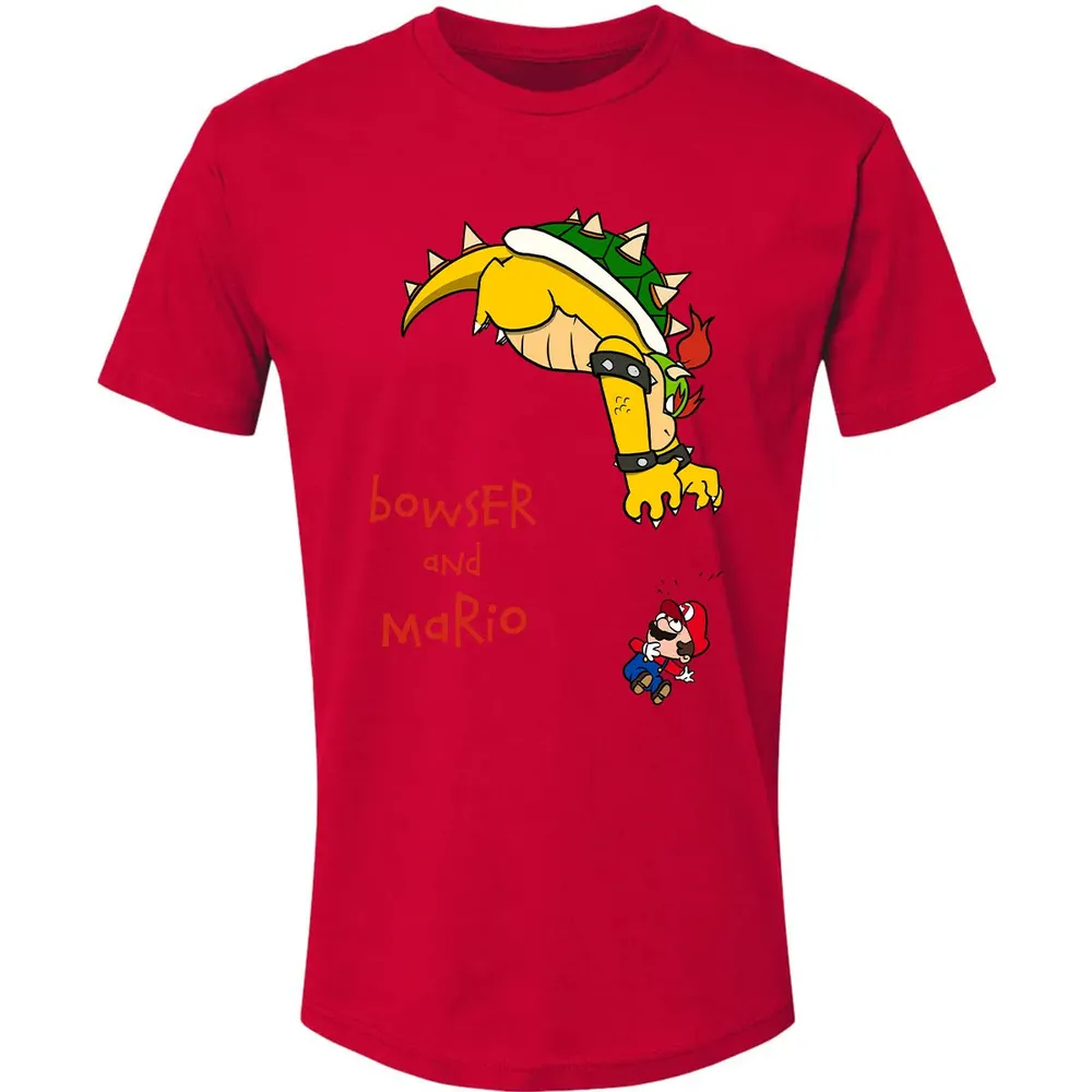 Bowser And Mario Premium Unisex T-shirt - 6