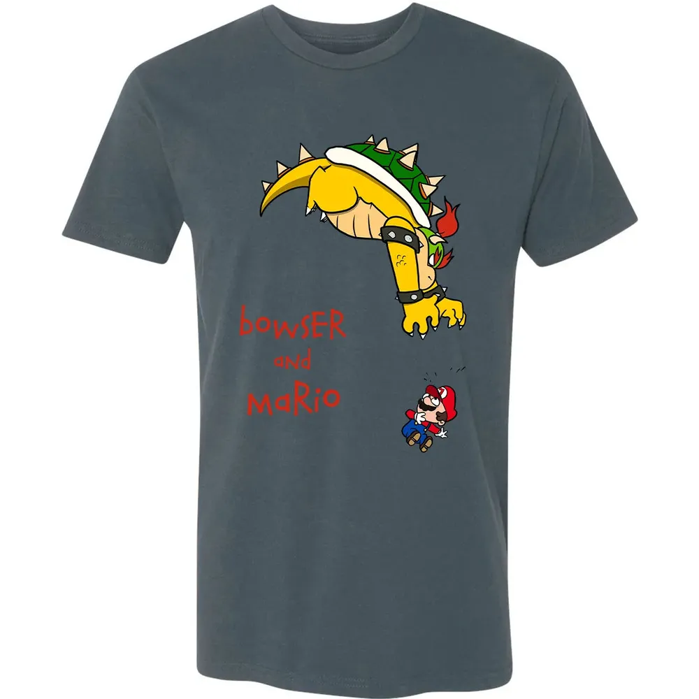 Bowser And Mario Premium Unisex T-shirt - 14