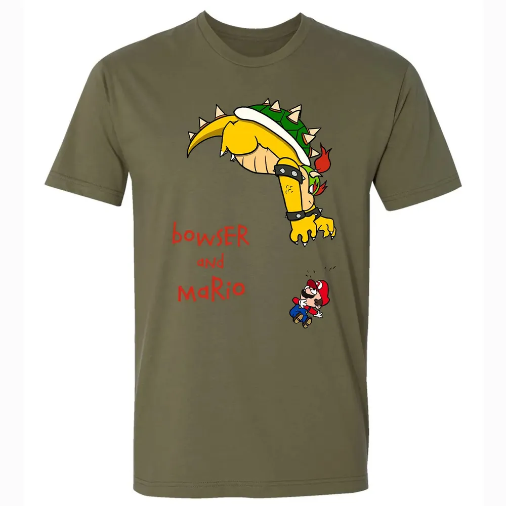 Bowser And Mario Premium Unisex T-shirt - 5