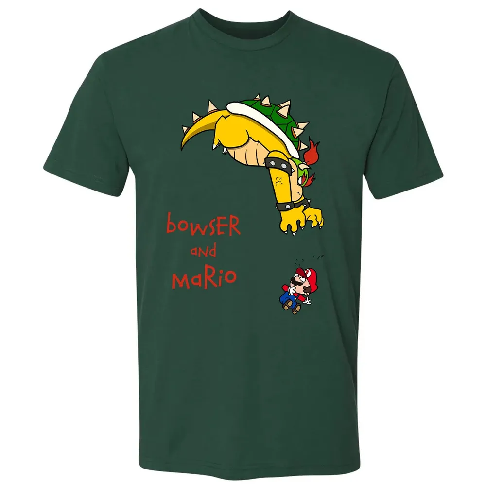 Bowser And Mario Premium Unisex T-shirt - 12