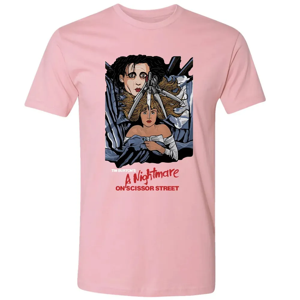 A Nightmare On Scissor Street Premium Unisex T-shirt - 3