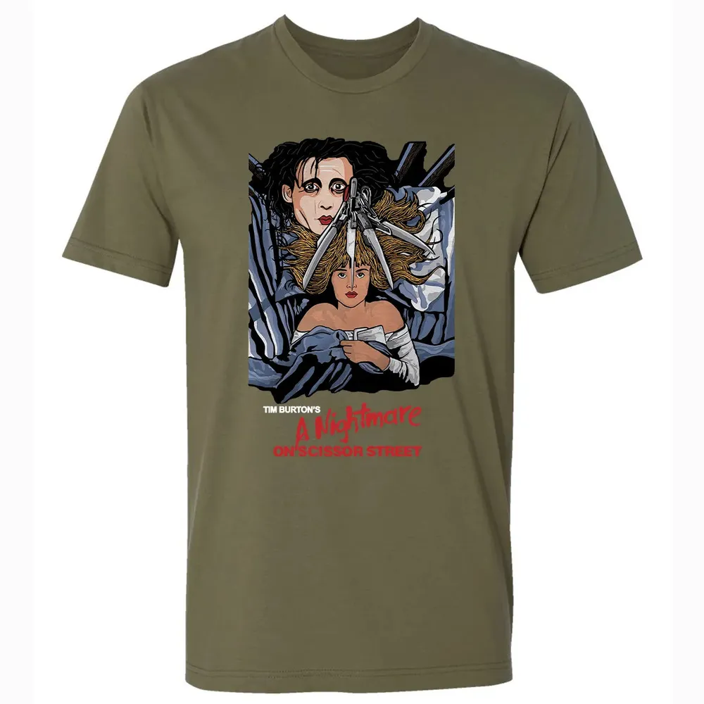 A Nightmare On Scissor Street Premium Unisex T-shirt - 5