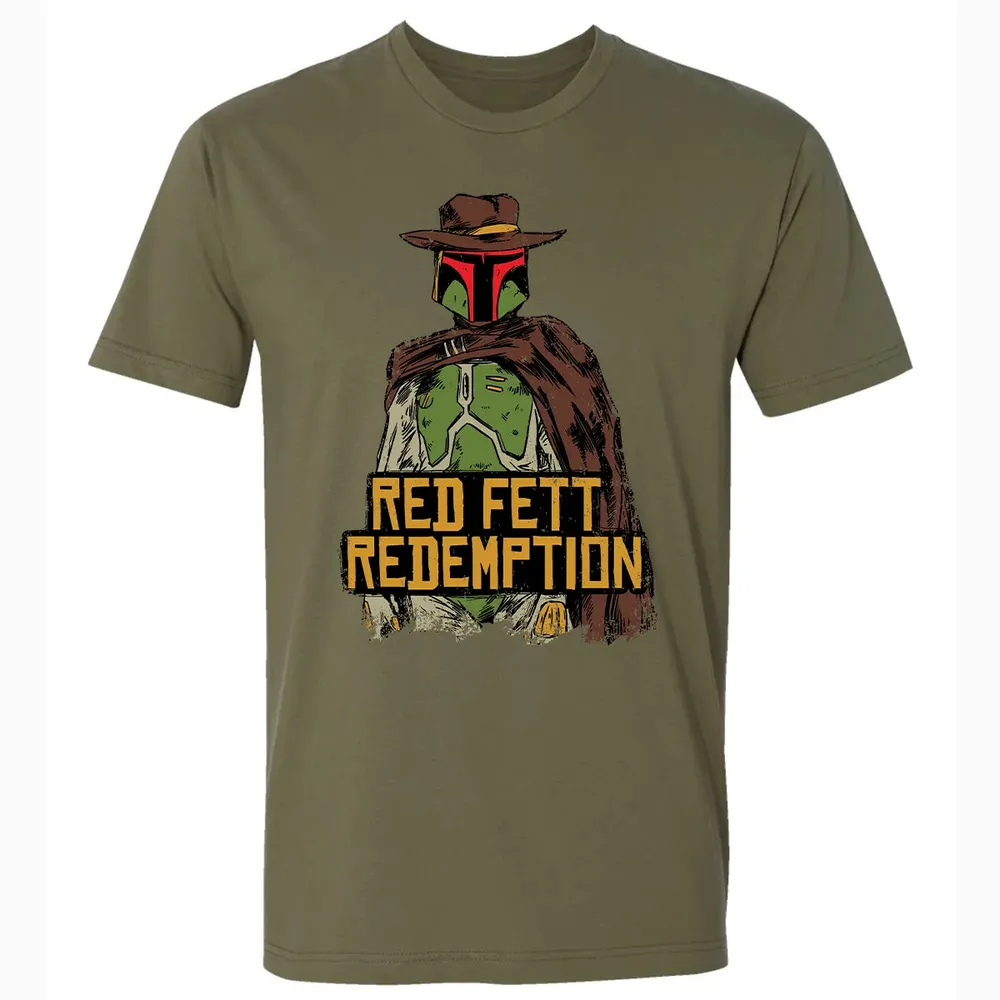 Red Fett Redemption Premium Unisex T-shirt - 5