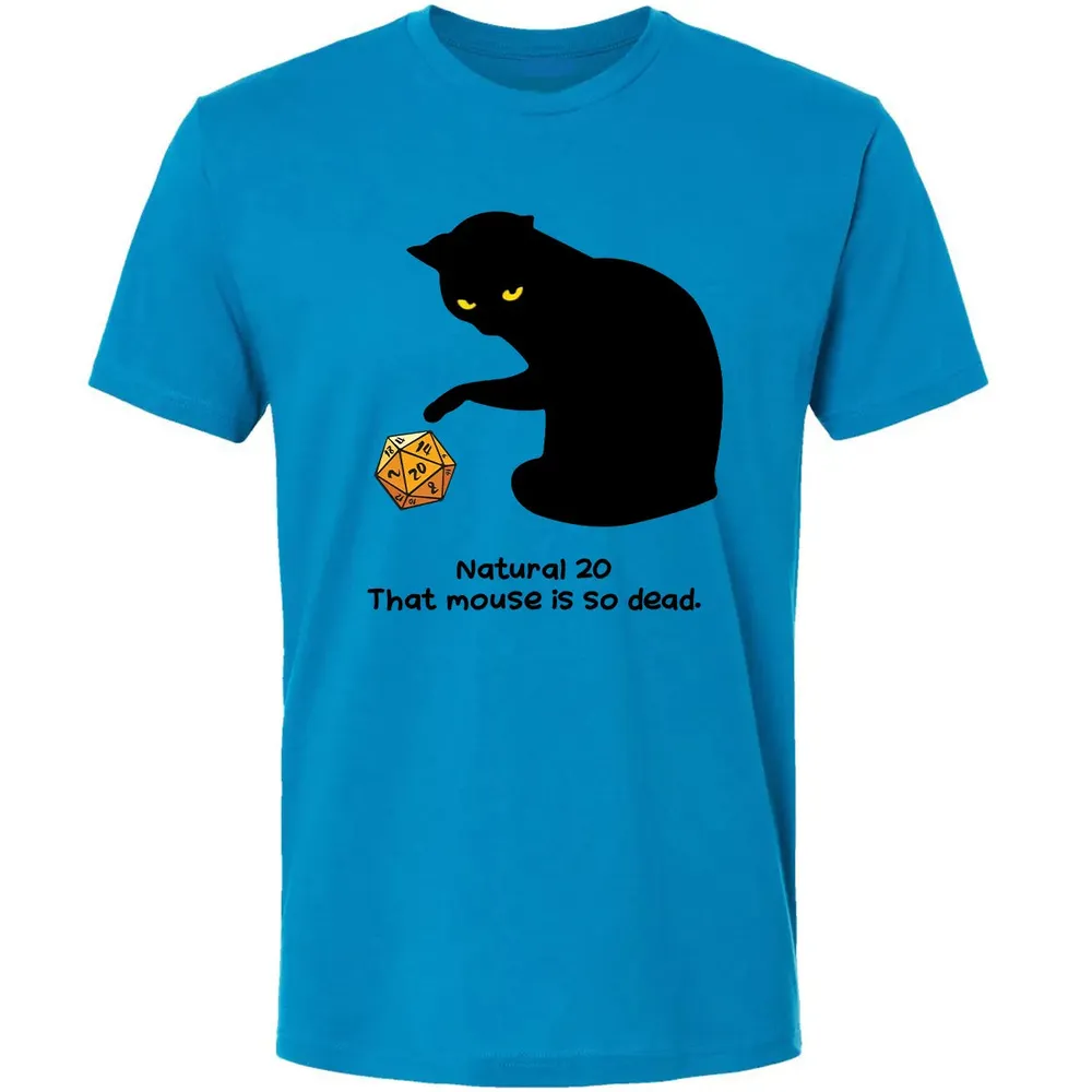 Cat Got Nat 20 Premium Unisex T-shirt - 4