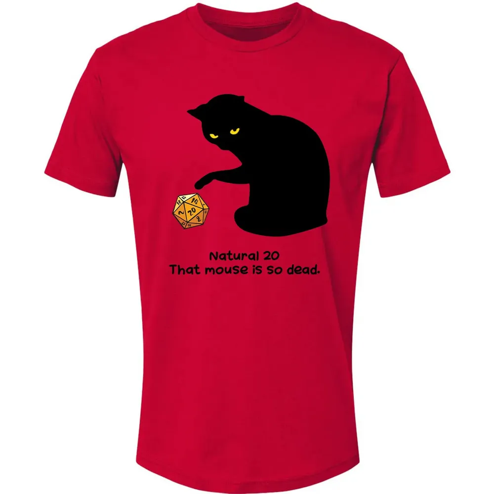 Cat Got Nat 20 Premium Unisex T-shirt - 6