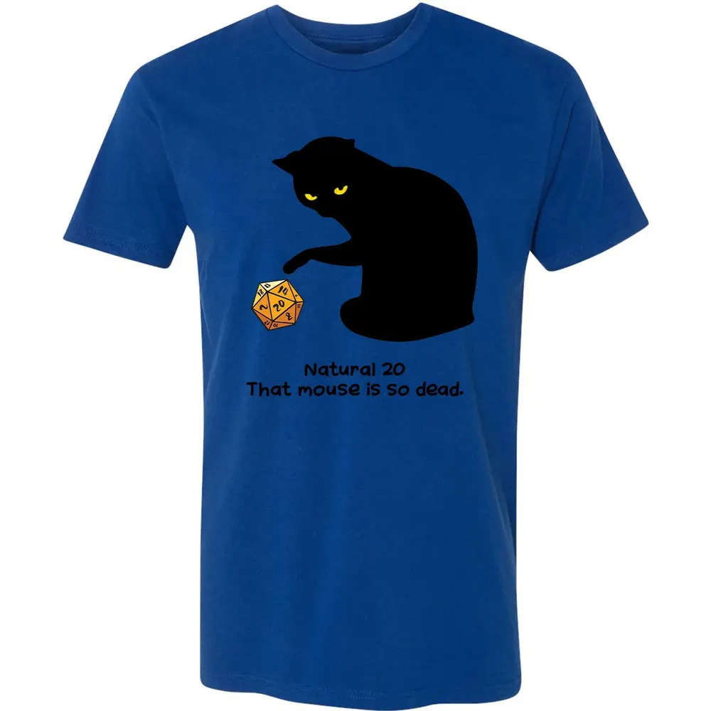 Cat Got Nat 20 Premium Unisex T-shirt - 10