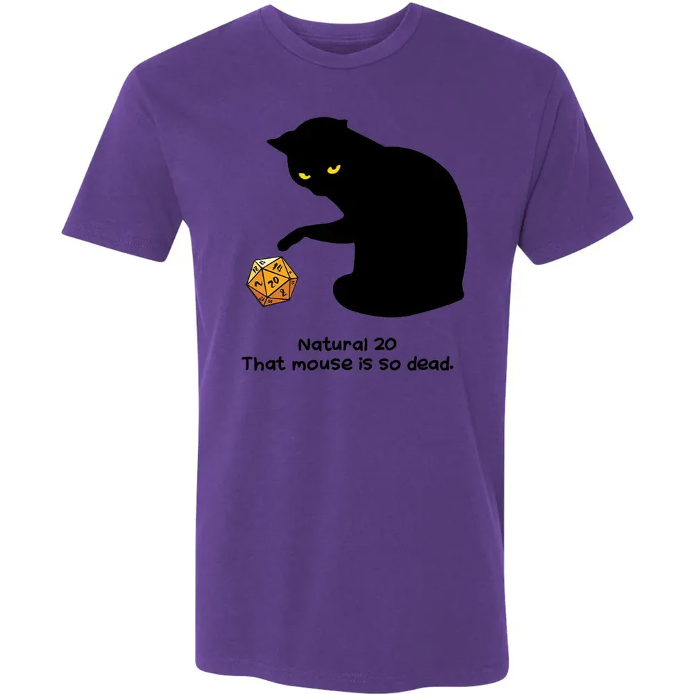 Cat Got Nat 20 Premium Unisex T-shirt - 7