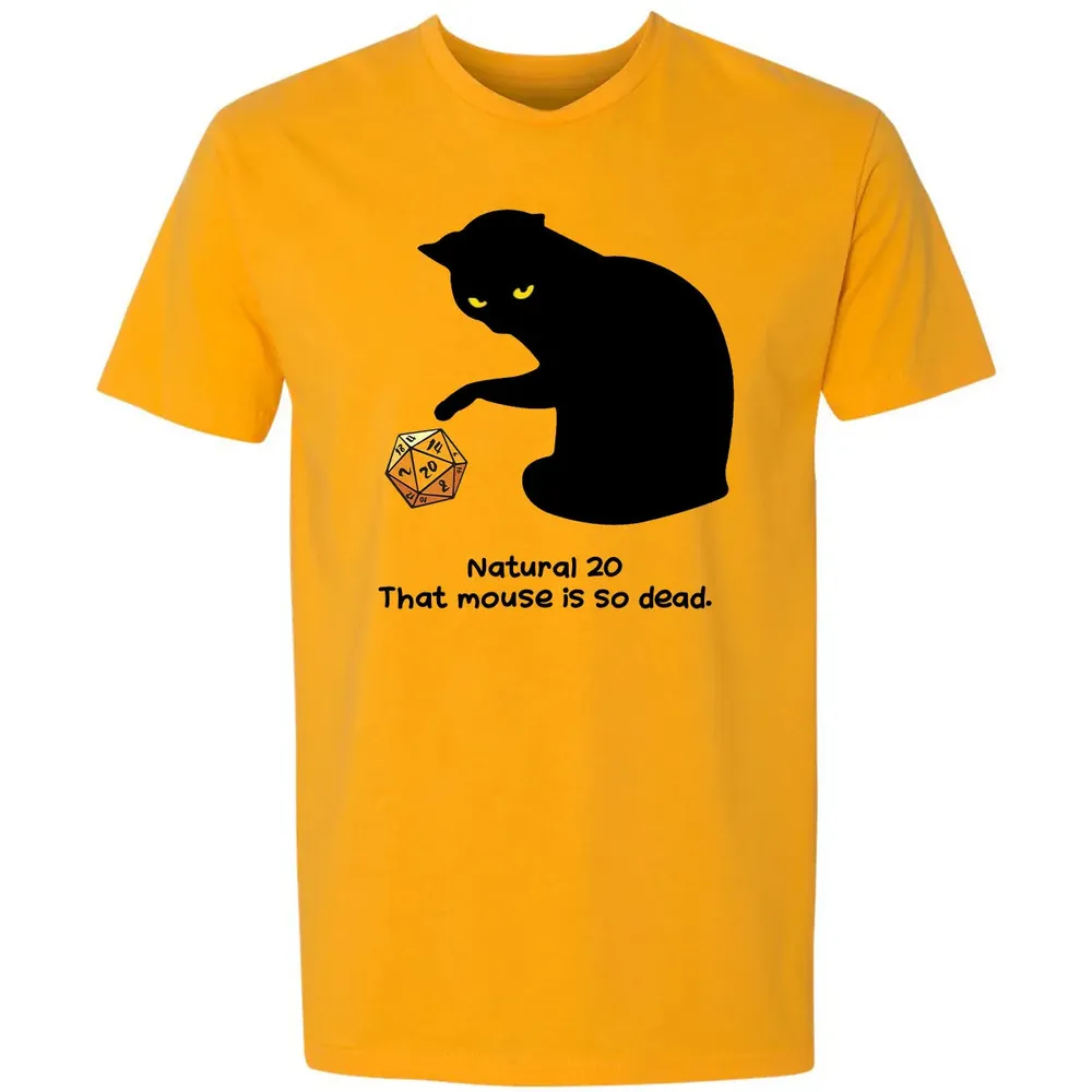 Cat Got Nat 20 Premium Unisex T-shirt - 11