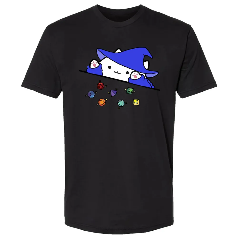 Cat Throws Dices Premium Unisex T-shirt - 15
