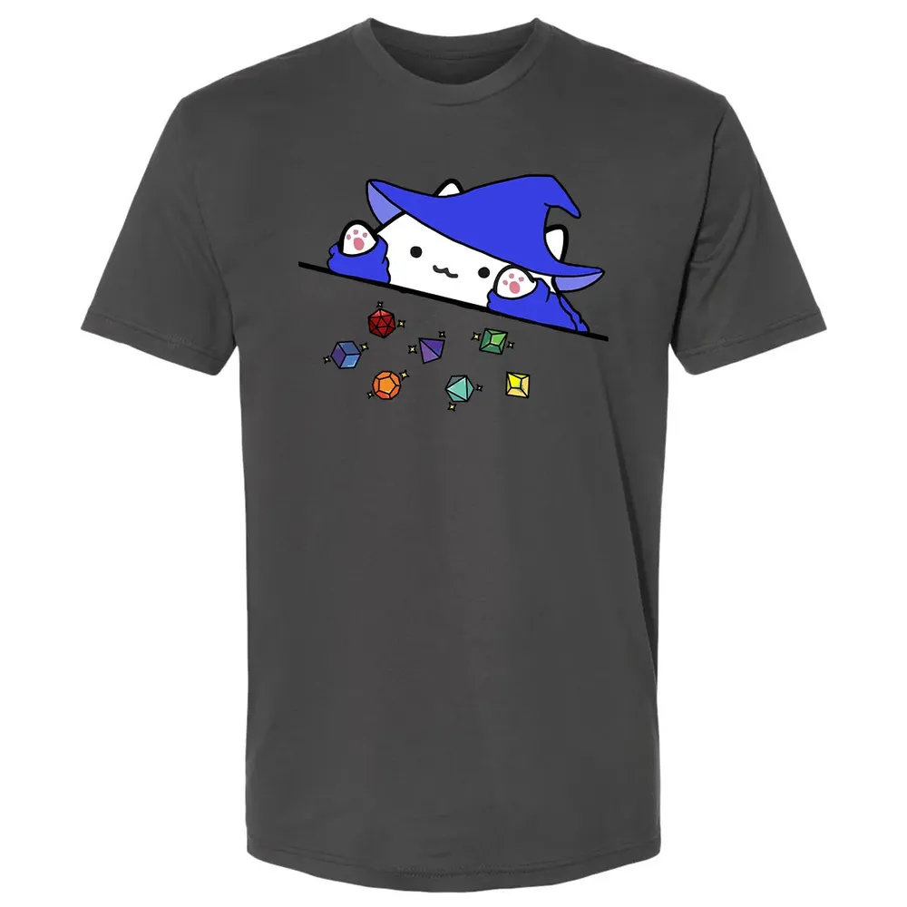 Cat Throws Dices Premium Unisex T-shirt - 8