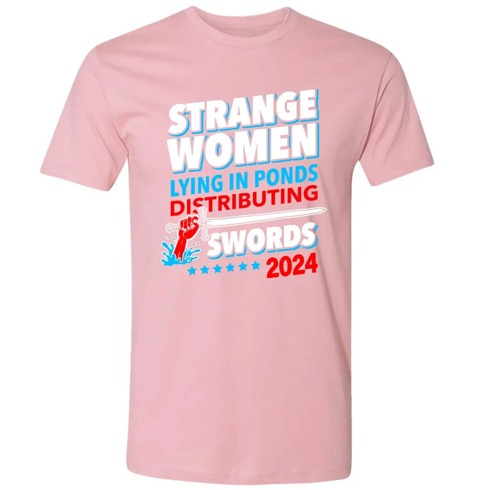 Strange women lying in ponds distributing swords 2024 Premium Unisex T-shirt - 3