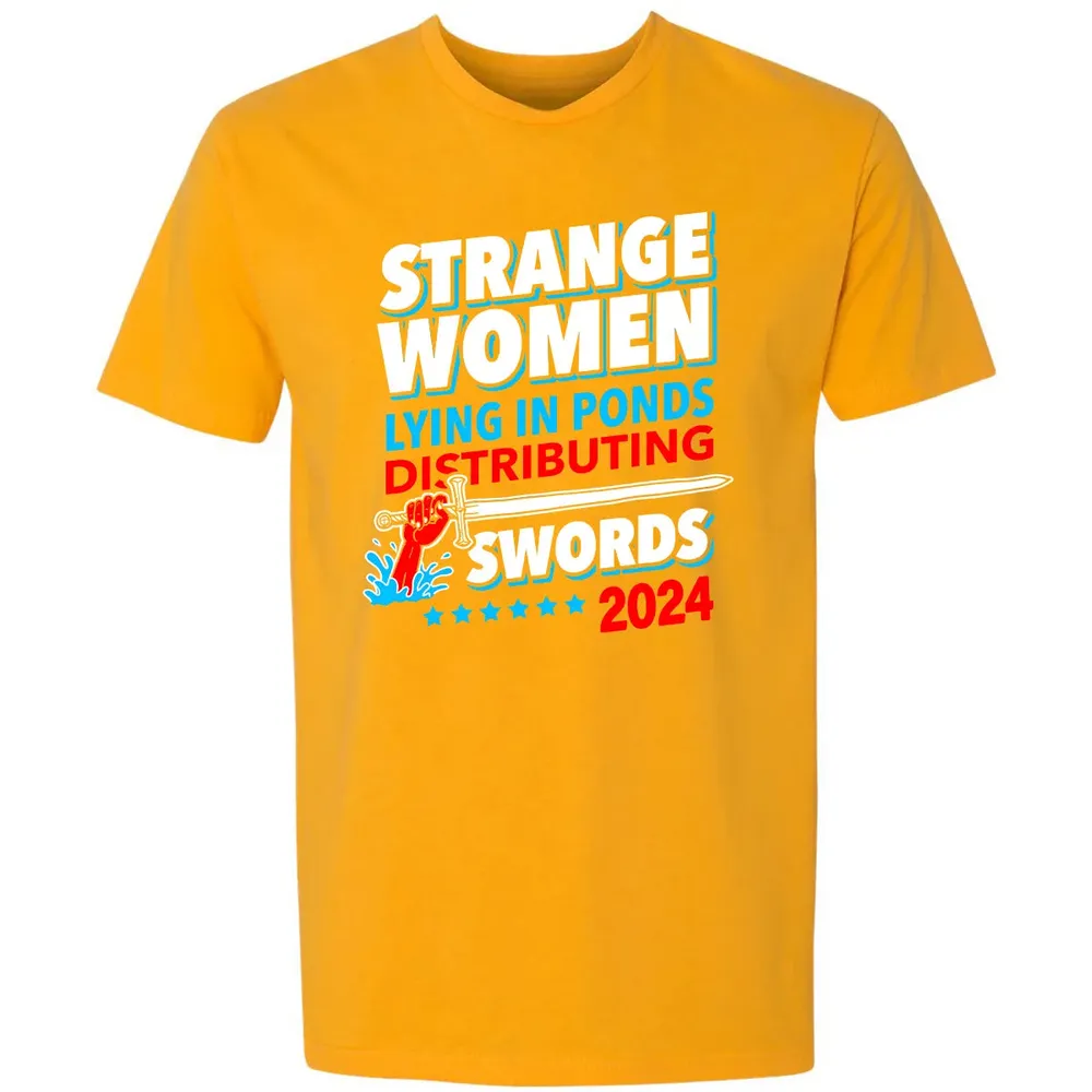 Strange women lying in ponds distributing swords 2024 Premium Unisex T-shirt - 11