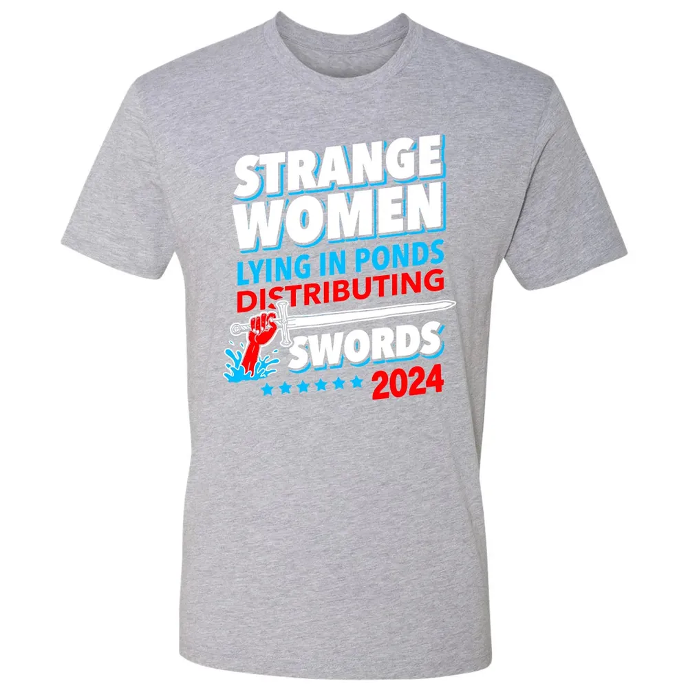 Strange women lying in ponds distributing swords 2024 Premium Unisex T-shirt - 9