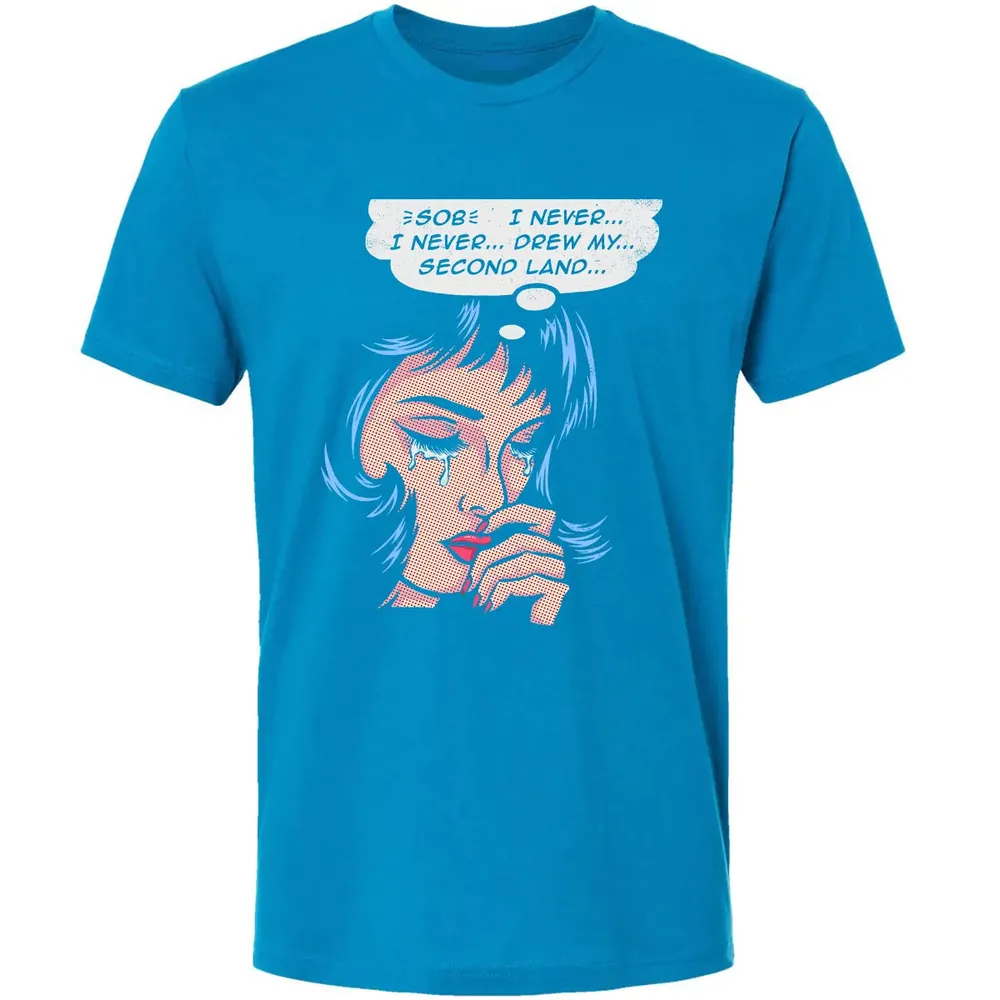 Never Drew Second Land Premium Unisex T-shirt - 15