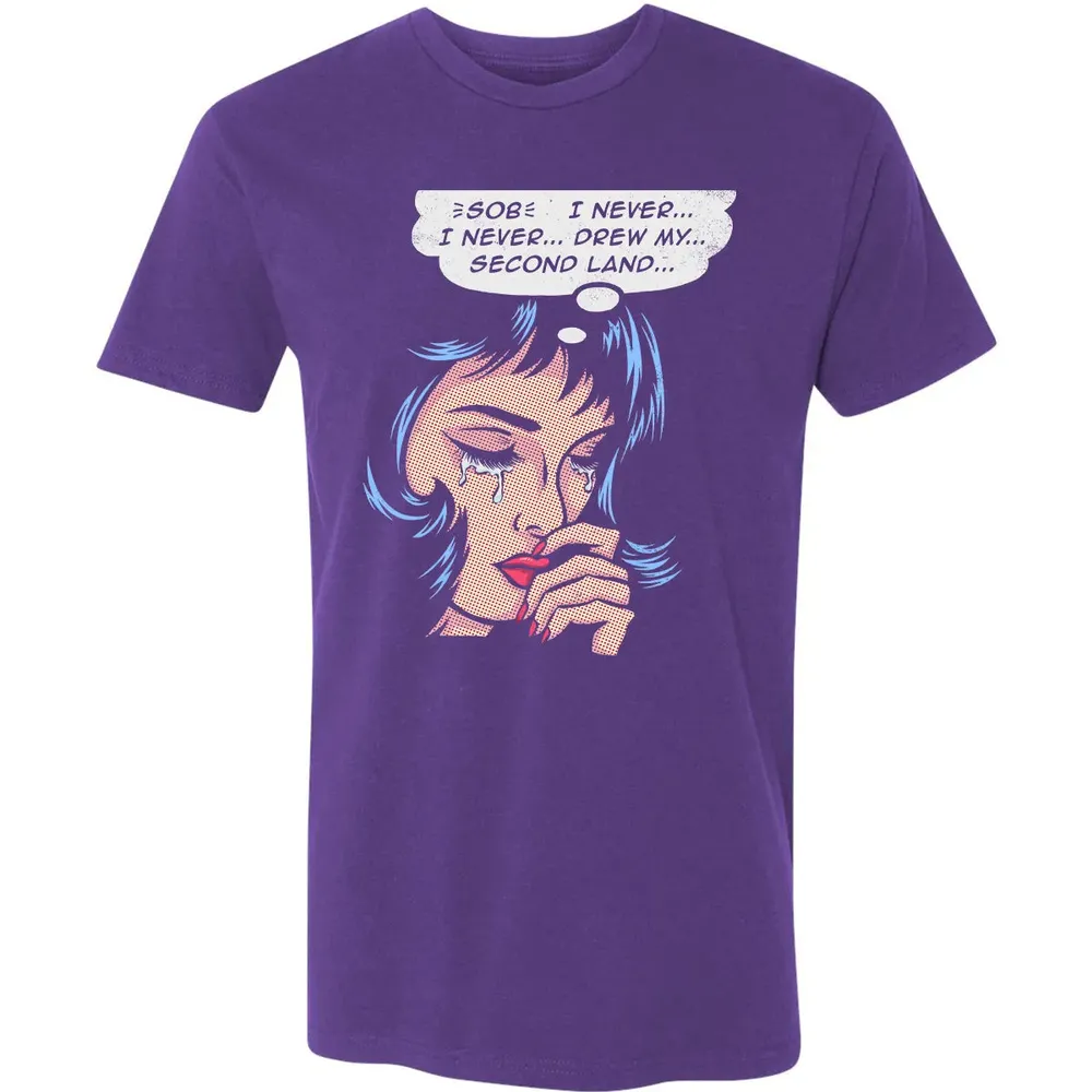 Never Drew Second Land Premium Unisex T-shirt - 7