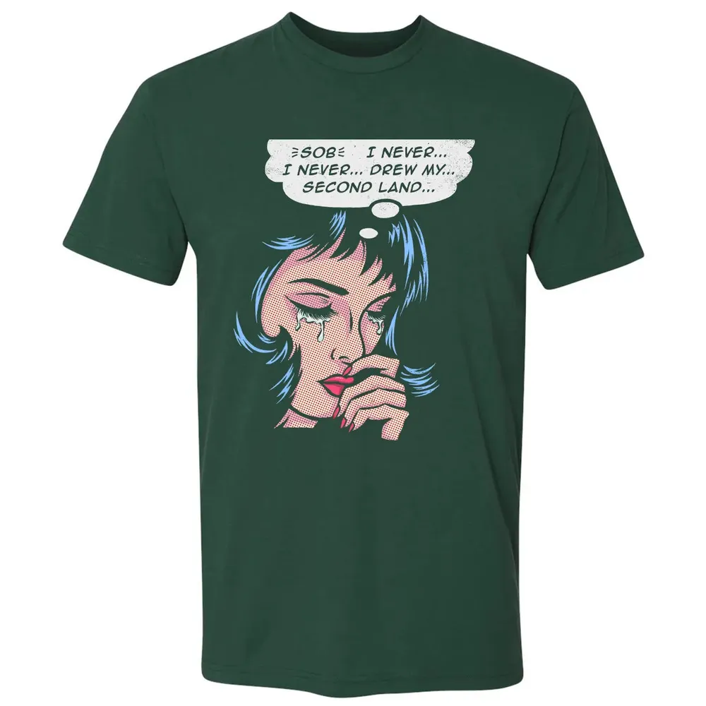 Never Drew Second Land Premium Unisex T-shirt - 12